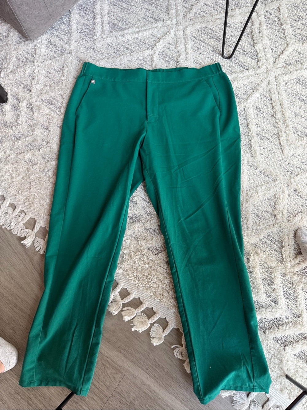 Figs Hunter Green Trouser Scrub Bottoms